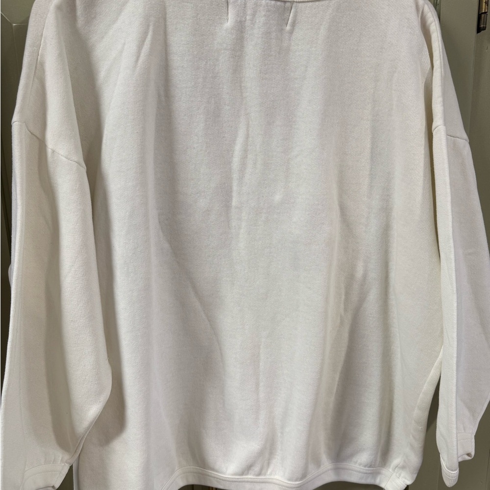 Vintage 80s Cream Forenza Sweatshirt Women’s LG Exc cond - Picture 3 of 8